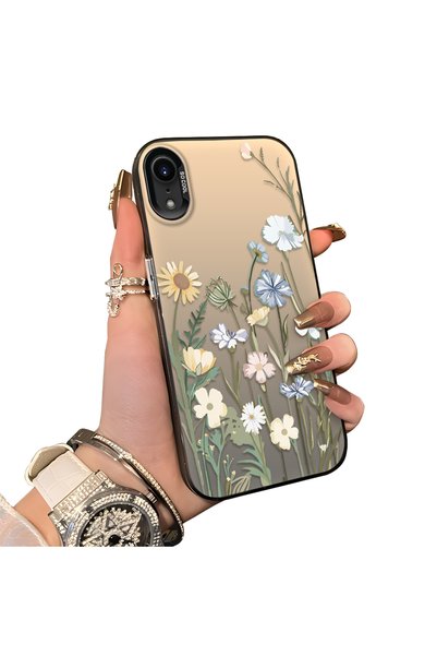 CHICASELUX حافظة هاتف بنمط الزهور البرية الكلاسيكية متوافقة مع iPhone XR، حاف...