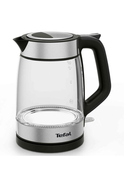TEFAL Fierbator Glass KI605830, 2200W, capacitate 1.7L, gradat, indicator lum...