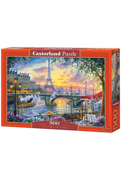 Castor Castorland Puzzle, Tea Time in Paris, 500 pieces