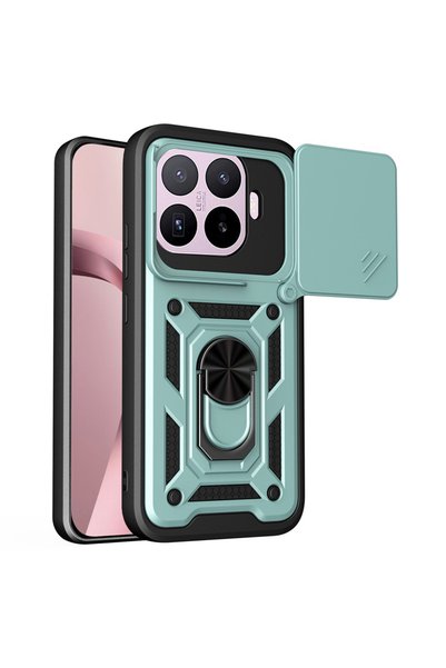 Aiyando Husa pentru Xiaomi 17T Ring Armor Kickstand Tough Rugged Cover cu pro...
