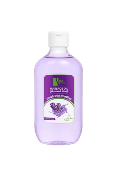 Spa System Lavender Scented Massage Oil – Moisturizing, Soothing, Relaxing 500ml