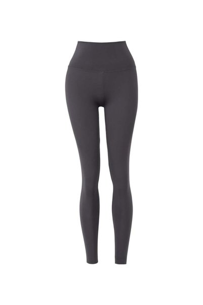 Leg-N ليقنز نسائي بخصر عالي غير شفاف لون فحمي - High-Waisted Squat-Proof Leggings Charcoal