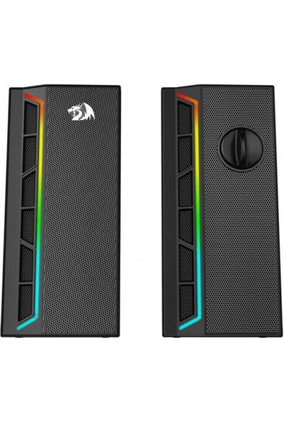 REDRAGON Calliope GS580 Ηχεία Gaming, 2.0, Φωτισμός LED, RGB, Μαύρο