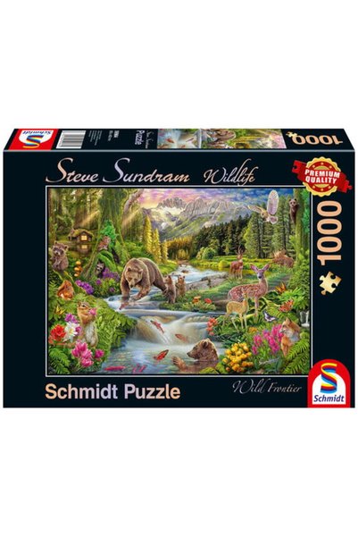 Schmidt Puzzle: Steve Sundram - Forest Animals, 1000 pieces