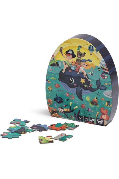 Eurekakids Educational Puzzle - 100 Pieces - Depths, age 5+ years, Multicolor