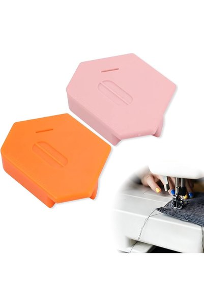 Arabest 2-Piece Magnetic Seam Guide for Sewing Machine with Scale