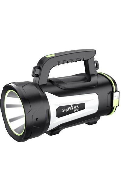 Supfire Lanterna LED Superfire M15, USB, 550lm, 400m, PowerBank, incarcare US...