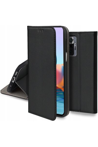 FONIX Θήκη τηλεφώνου για Xiaomi Redmi Note 10 Pro, μαύρη, με βάση στήριξης κα...