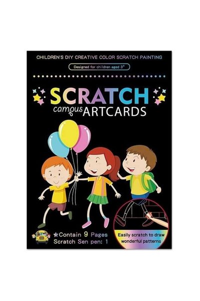 Other Set 9 planșe rezonabile Scratch ArtCards Bambinice BN047, Campus