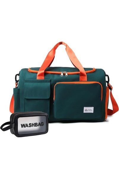 GENERAL Women's Small Sports Duffel Bag Carry On Luggage Weekender Bag with S...