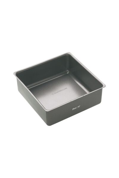 masterclass Deep square cake tin, steel, 25 x 25 cm -