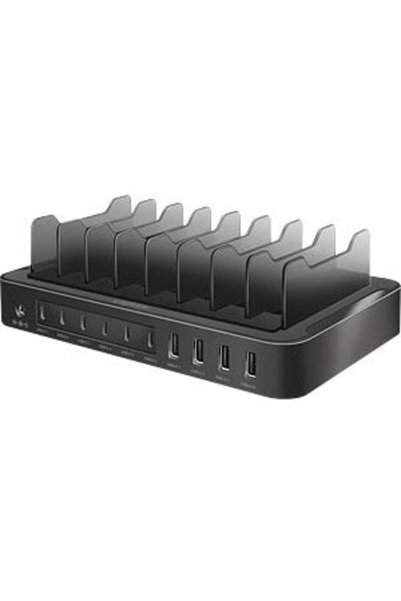 LogiLink Statie de incarcare PA0327, 4x USB-A, 6x USB-C, Black