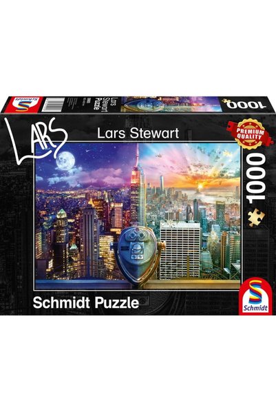 Schmidt Puzzle - Lars Stewart: Night and Day - New York, 1000 piese