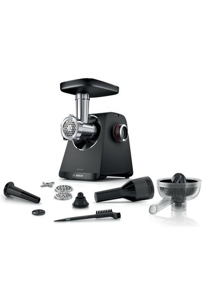 Bosch Meat grinder MFWS430B, 3 sieves, reverse function, Black