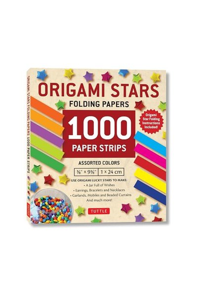 GENERAL Origami Stars Papers 1,000 Paper Strips in Assorted Colors: 10 colors...