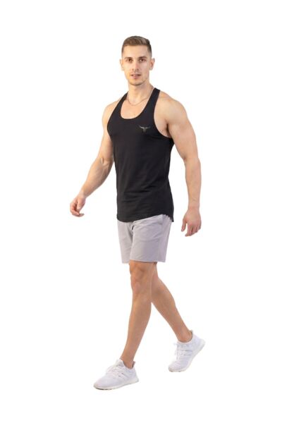 THUGFIT MuscleHustle Mens Tank Top - Black