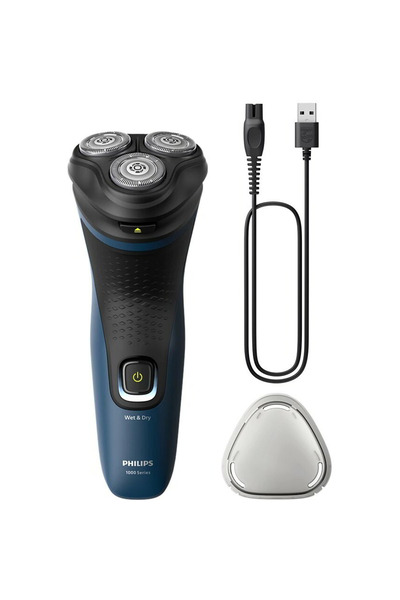 Philips Aparat de ras Shaver Seria 1000 S1151/00, barbierit umed si uscat, fa...
