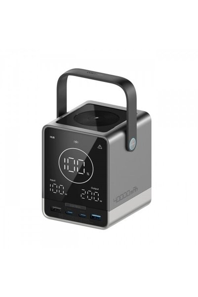 Cuktech External Battery, 40000mAh, 300W, QC + PD + FQI, 1 x QI - 2 x USB-A -...