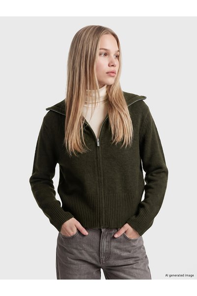 LC Waikiki Fisherman Roba Collar Women's Knitwear Cardigan for Style Seekers ...