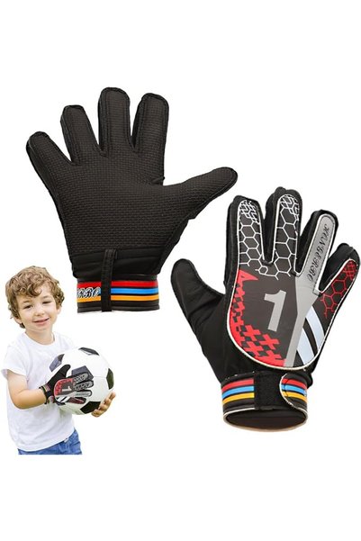 ELEPHANTBOAT ® Football Goalkeeper Gloves for Kids, with Adjustable Wrist Ban...
