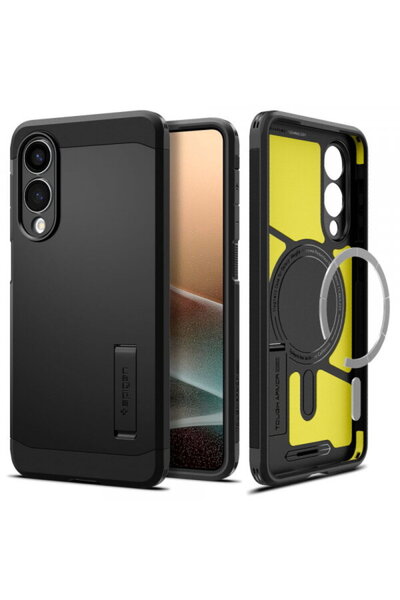 Spigen MagSafe Case for Samsung Galaxy S25 Edge S937, Spigen, Tough Armor, Bl...