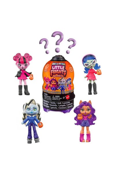 MONSTER HIGH JMG76 Little Frights Cadılar Bayramı Sürpriz Mini Bebek Figürler...