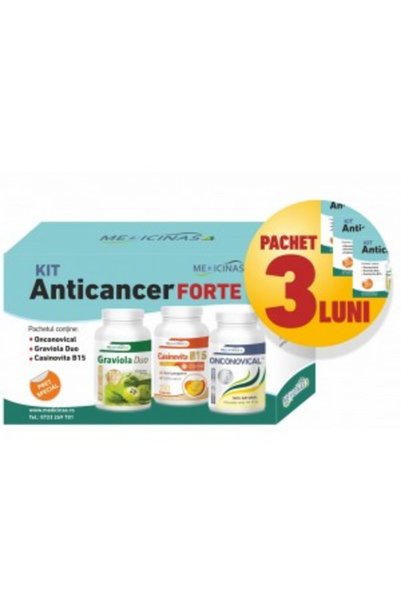Medicinas Kit Anticancer FORTE pentru 3 luni - împotriva cancerului, GRATUIT ...