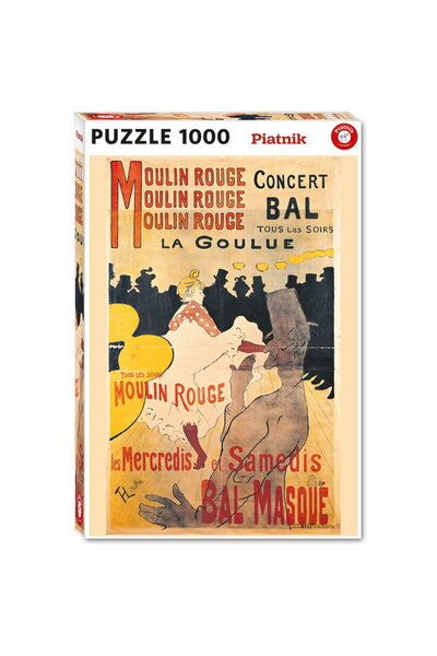 Piatnik puzzle, la goulue at the moulin rouge – henri de toulouse-lautrec, 10...