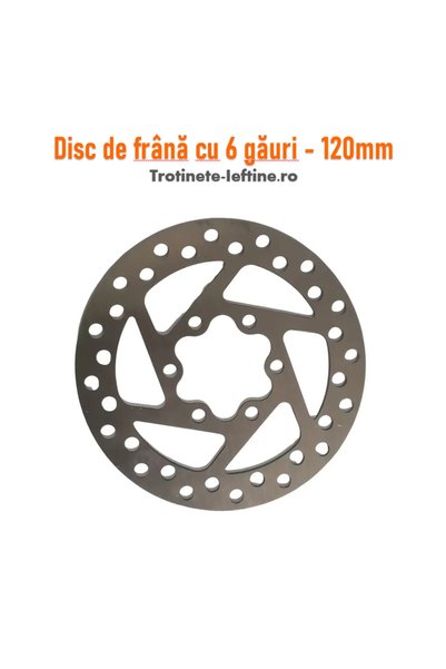 OEM Disc de frână cu 6 găuri – 120 mm