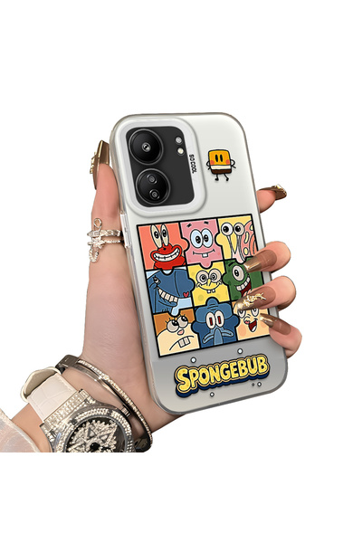 CHICASELUX Redmi 13C 4G/5G Compatible Puzzle Character Collage Pattern Phone ...