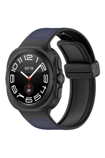 Techsuit Curea W056 pentru Samsung Galaxy Watch Ultra Series, Bleumarin