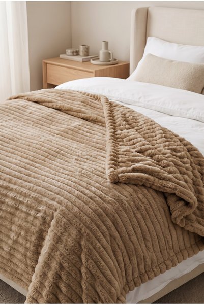 Miabella Home Blanket Double Blanket Tv Blanket Plush Blanket 200X220 cm Ultra Soft