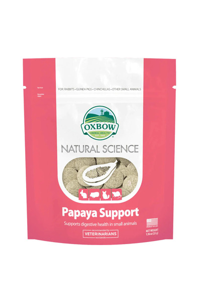 Oxbow Supliment cu papaya pentru sistemul digestiv al rozatoarelor, Science, ...