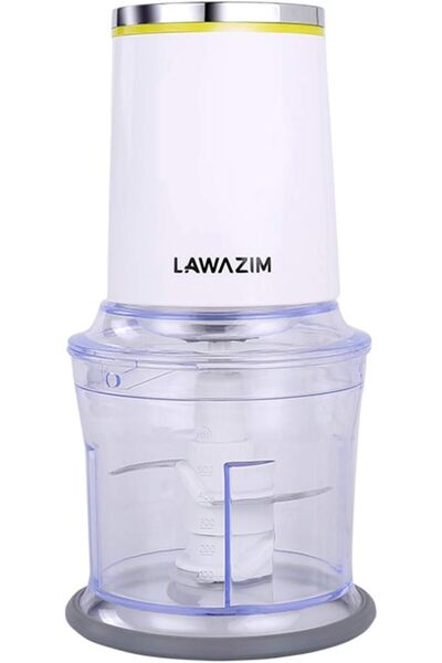 Lawazim Electric Chopper 500ml 400W | Fast blades for cutting vegetables in a...