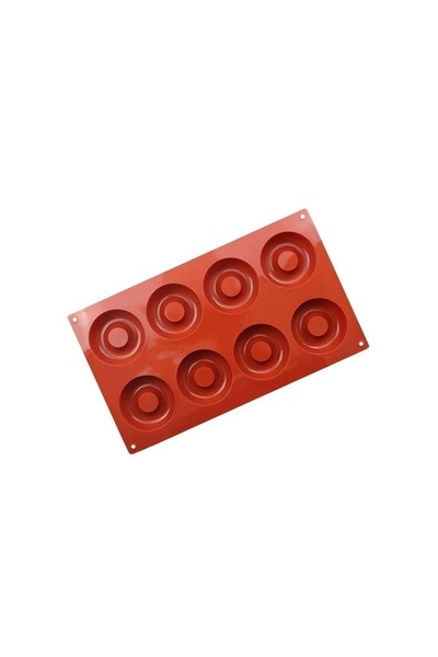 Generic Brand قالب سيليكون مكون من قطعتين باللون الأحمر مقاس 29.1x16.9x1.9 سم...