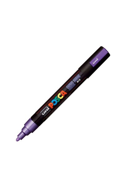 Uni Posca Posca Medium PC-5M Μεταλλικό Βιολετί 2.5mm Uni-Ball Μαρκαδόρος