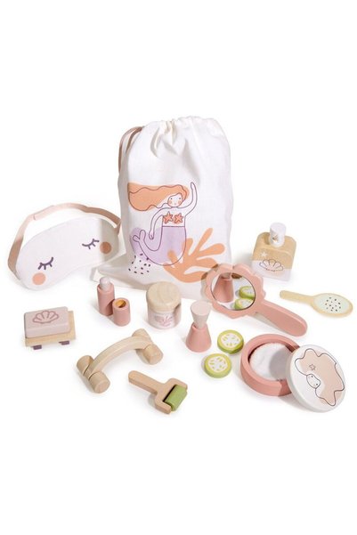 Tender Leaf Spa Toys Set, made of premium wood - Spa Retreat Set, Age 3+, Mul...