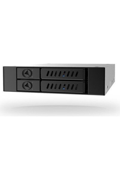 Chieftec Rack HDD CMR-225, Hot-swap, Metalic, Negru