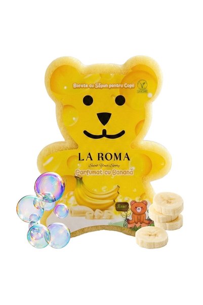 La Roma Scent Your Story Burete de baie La Roma Banane pentru copii, în formă...