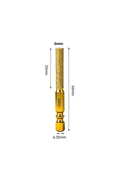 Choice D6 Diamond Core Bits Hex Shank Dry Drilling for Ceramic Tile Granite M...