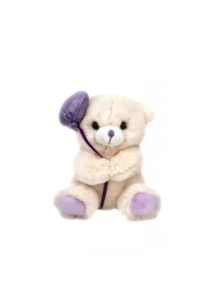 Enesco Βελούδινο Αρκουδάκι Μπαλόνι Καλιντού 15εκ. Ιβουάρ 610166_A