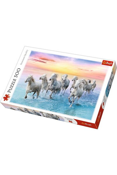 Trefl Puzzle Trefl, Galloping White Horses, 500 pieces