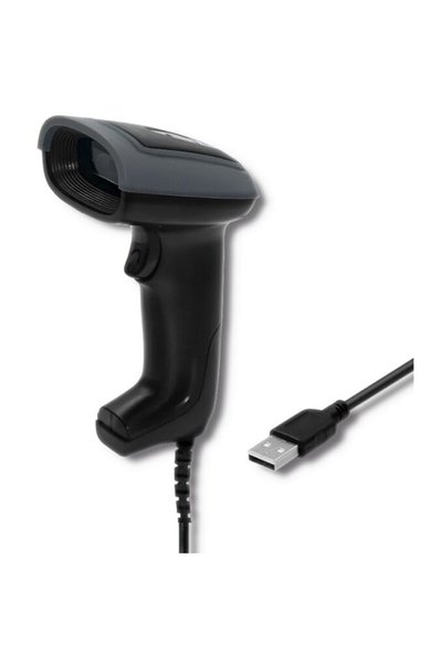 Qoltec Scanner, 1D/2D, USB, Negru/Gri