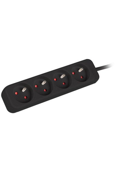 Lanberg LANBERG extension cord, 4 sockets Type E, cable 1.5m, 2500W