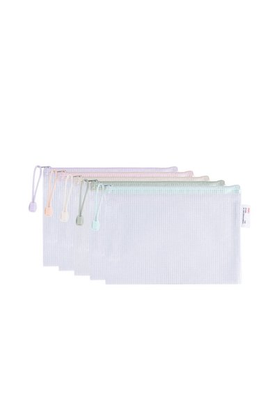 Deli PVC A5 Πολύχρωμο Ντοσιέ με Φερμουάρ (Τυχαία επιλογή χρώματος) 660412