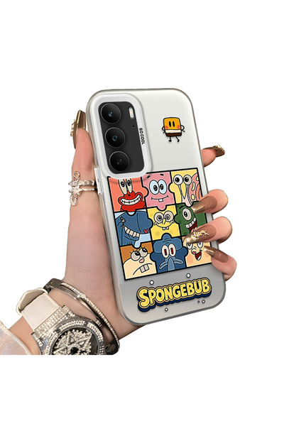CHICASELUX Realme C75 4g Compatible Puzzle Character Collage Patterned Phone ...