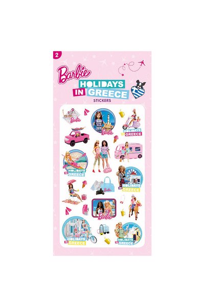 Paper City Αυτοκόλλητα Barbie Διακοπές στην Ελλάδα 2 HP.ST.P.0004