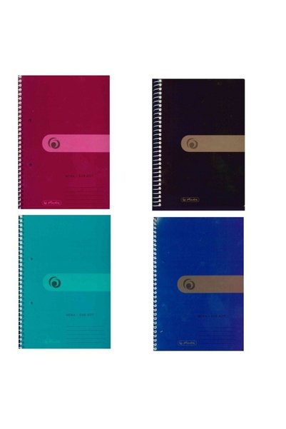 Herlitz Σπιράλ τετράδιο Α4 Στάτους 3 θέματα 90 φύλλα (Τυχαία επιλογή)