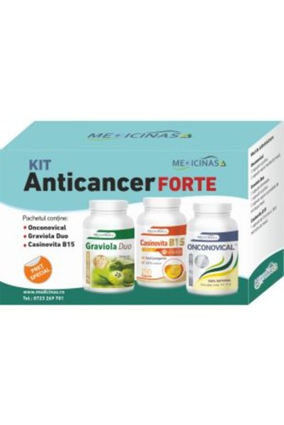 Medicinas Anticancer FORTE KIT - 1 lună - împotriva cancerului, GRATUIT la pr...