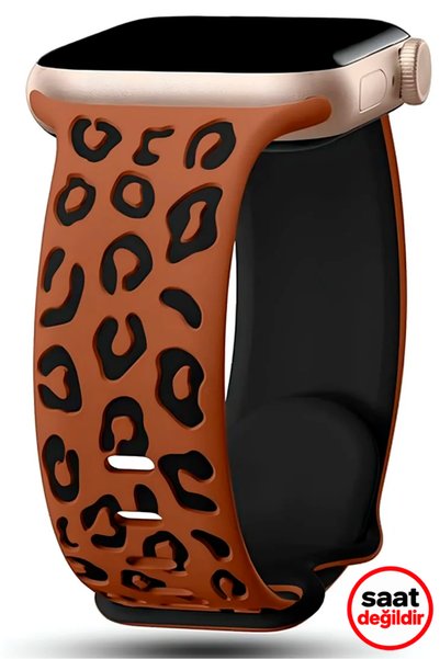 Dexmon Apple Watch 12 11 10 46mm 9 8 7 6 SE Ultra Uyumlu 42-44-45-49mm Leopar...